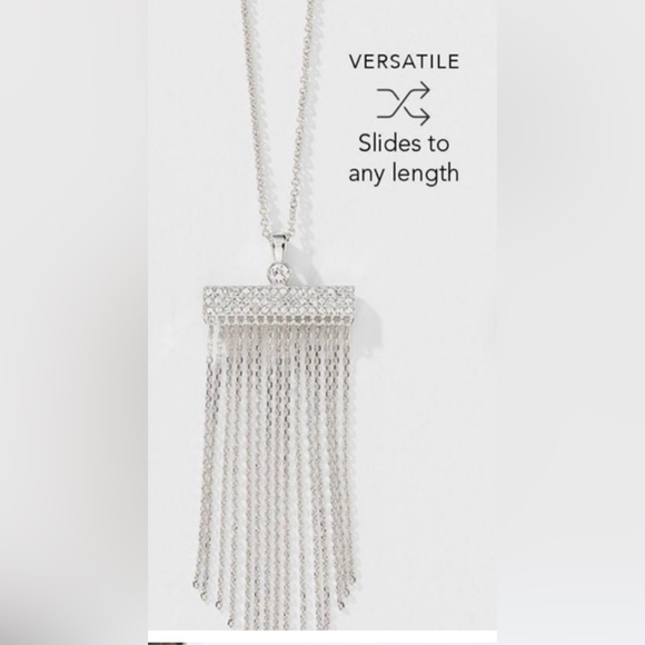 Jewelry - Touchstone Crystal by Swarovski Fringe Necklace on slider